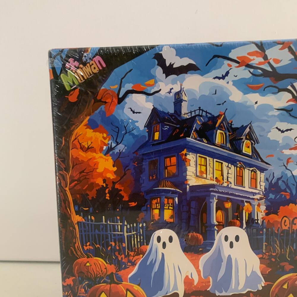 Halloween White Ghost 1000 Piece Jigsaw Puzzle 70x50 cm Brand New Sealed - Picture 5 of 6